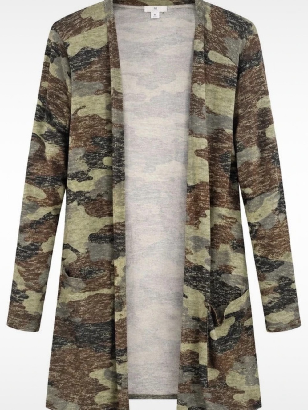 Camo Open-Front Women's Cardigan Jacket - LulaRoe